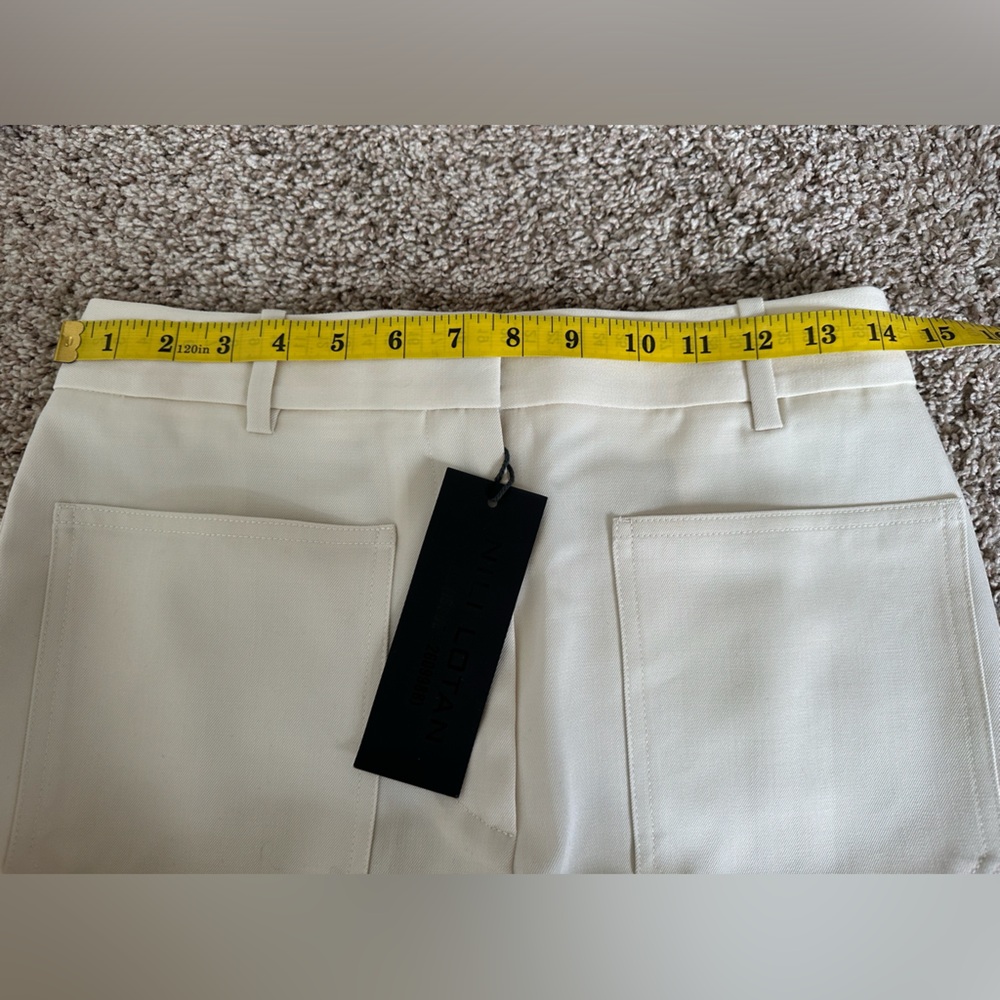NWT Nili Lorain Christophe 100% Wool Pants in Stone Size 4 - Picture 7 of 8